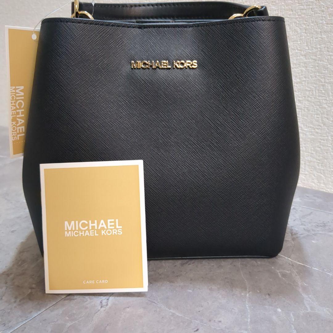 グミ極美品☆Michael Kors ブラック PRATT レザー ショル