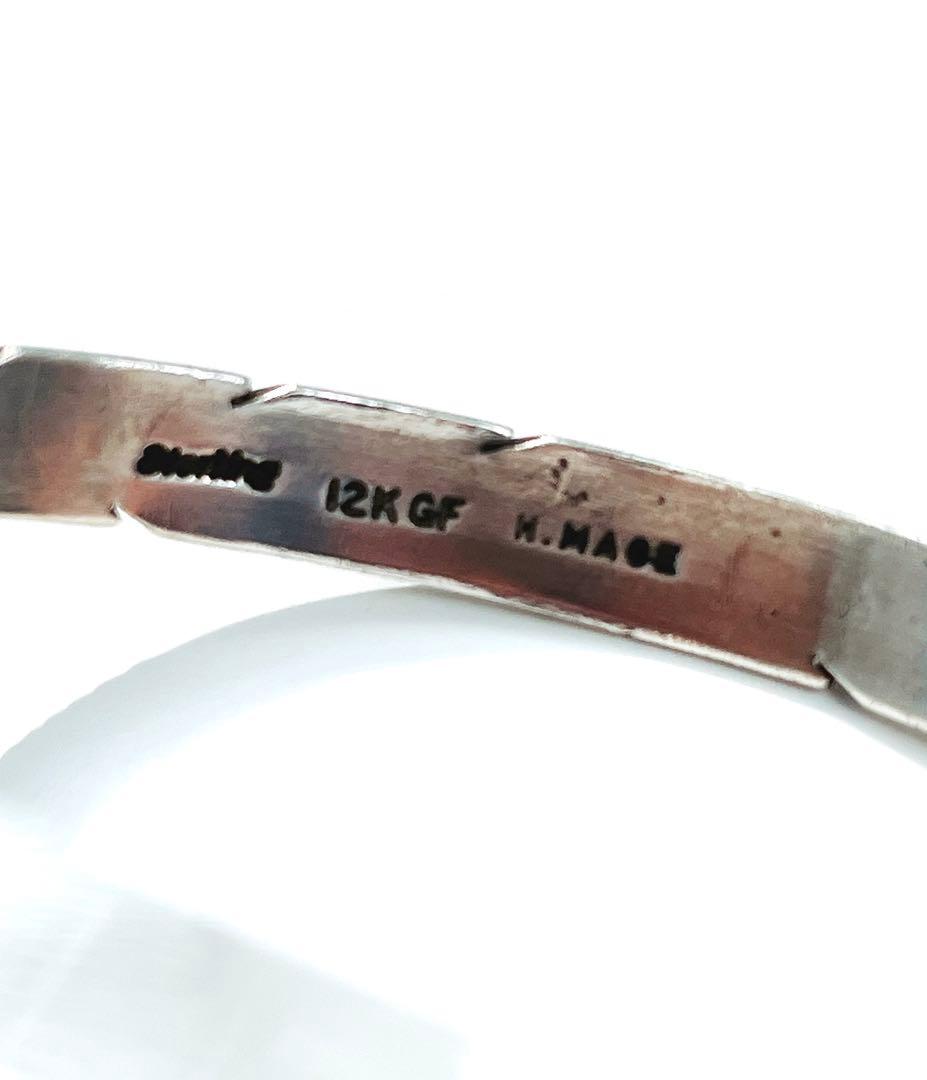 ナバホHarvey Maceハーヴィー・メイス作《フェザーバングル/12KGF》