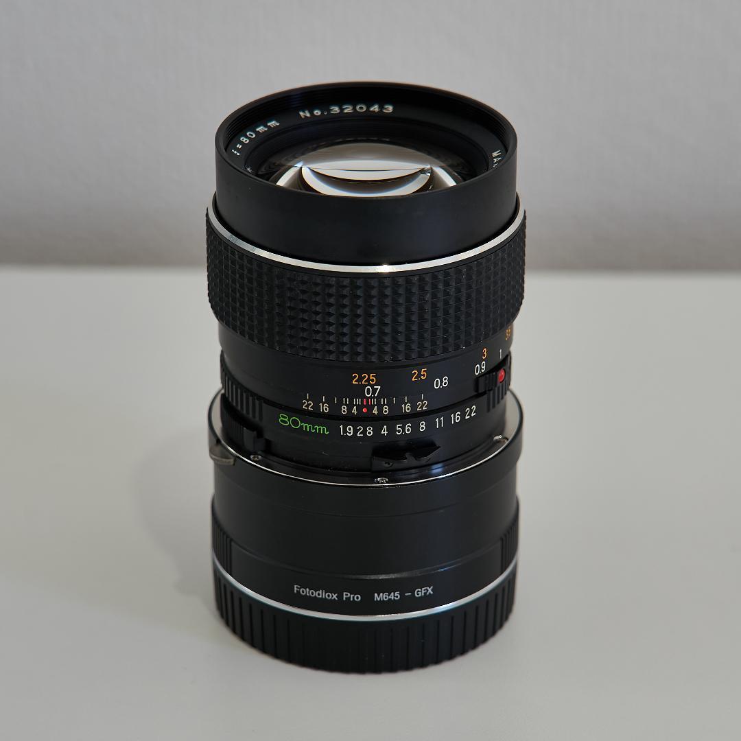 MAMIYA SEKOR C 80mm f1.9 + Fotodiox GFX - メルカリ