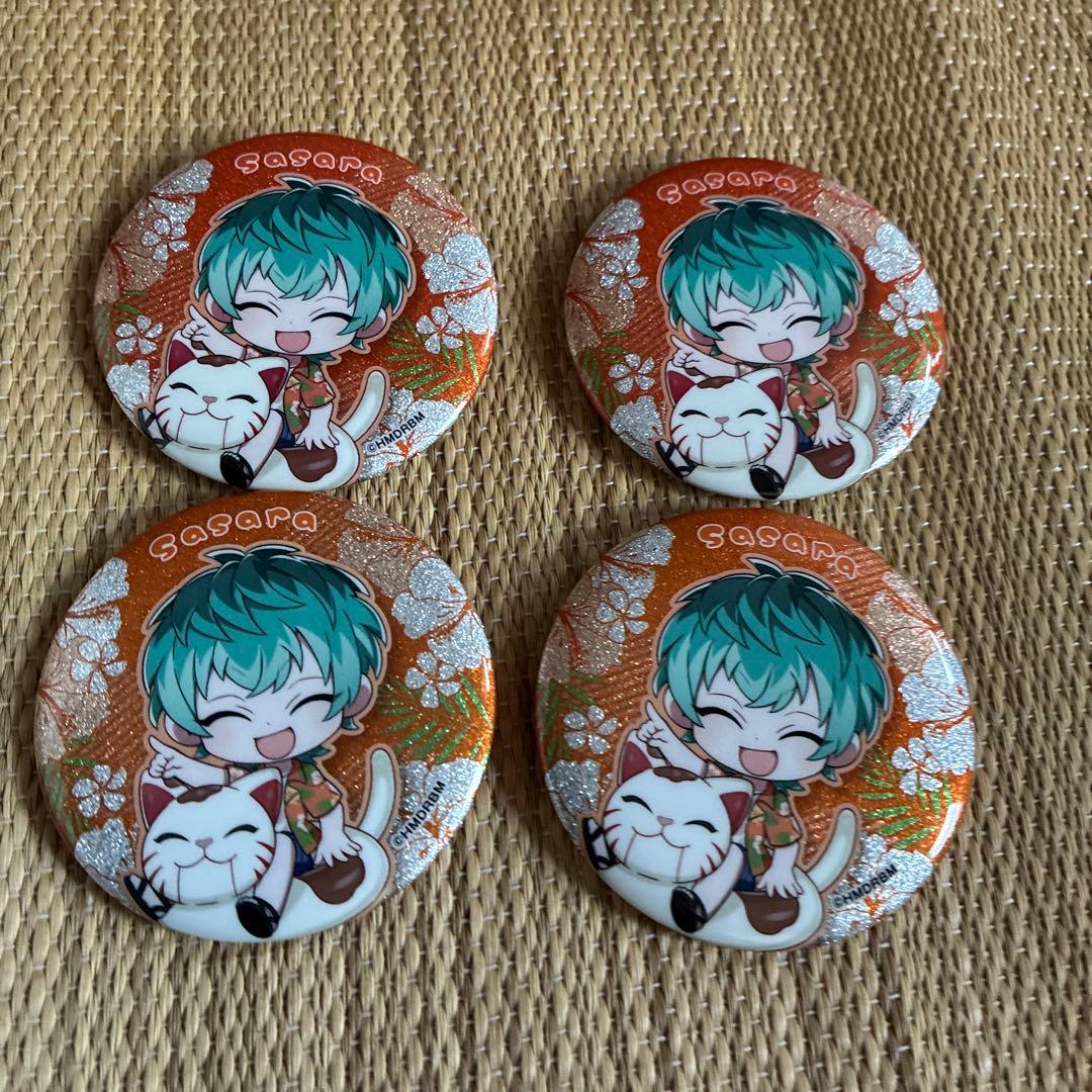 4点セット 白膠木簓 海の家 缶バッジ ヒプマイ スイパラ ヒプムビ