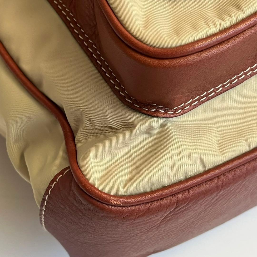 ✨未使用級✨　HUNTING WORLD ビジネスバッグ　レザー　ベージュ系