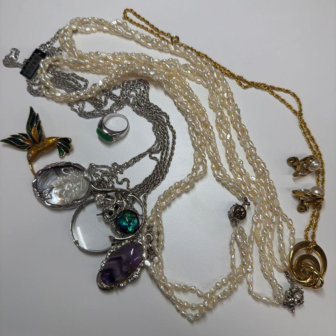 SV刻印あり 遺品整理 アクセサリーおまとめ - メルカリ