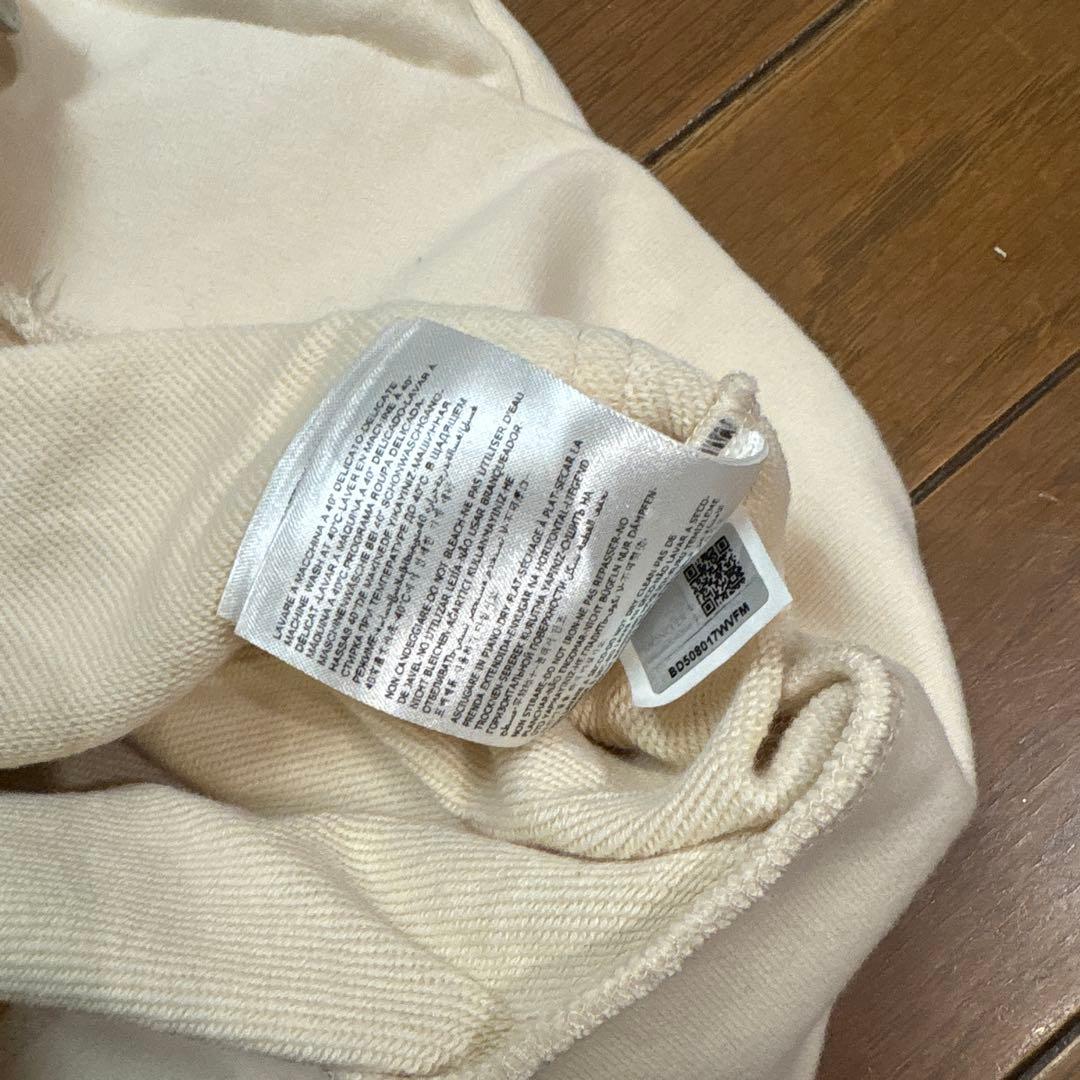 MONCLER フード付きパーカー S アイボリー