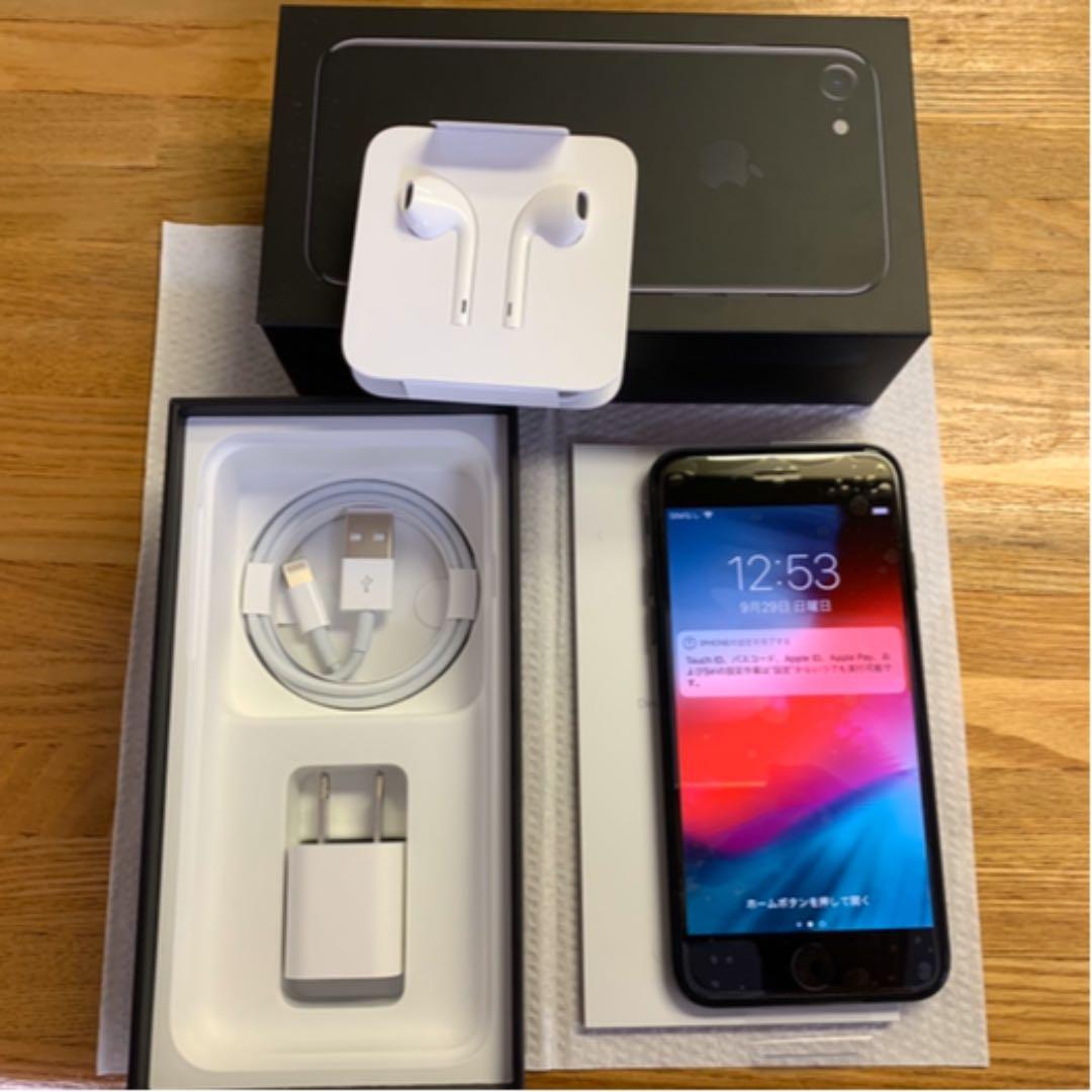 iPhone 7 Jet Black 128GB SIMフリー iPhone7 128GB simフリー Jet