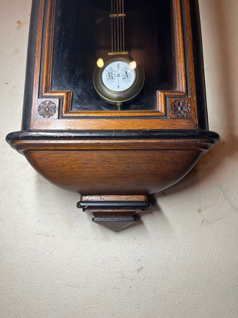 精工舎　角丸　柱時計　古時計　振子　ゼンマイ　ボンボン　レトロ　アンティーク時計