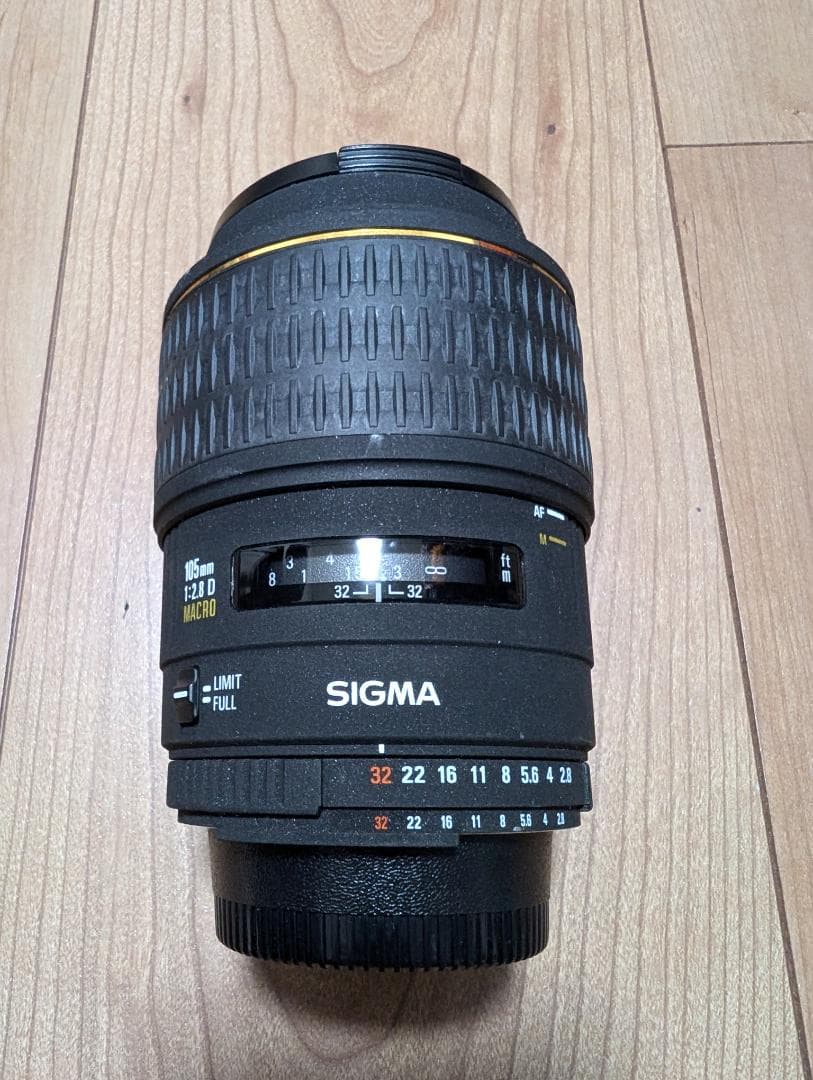シグマ AF 105mm F2.8D EX マクロ ニコンFマウント用 シグマ 105mm F2