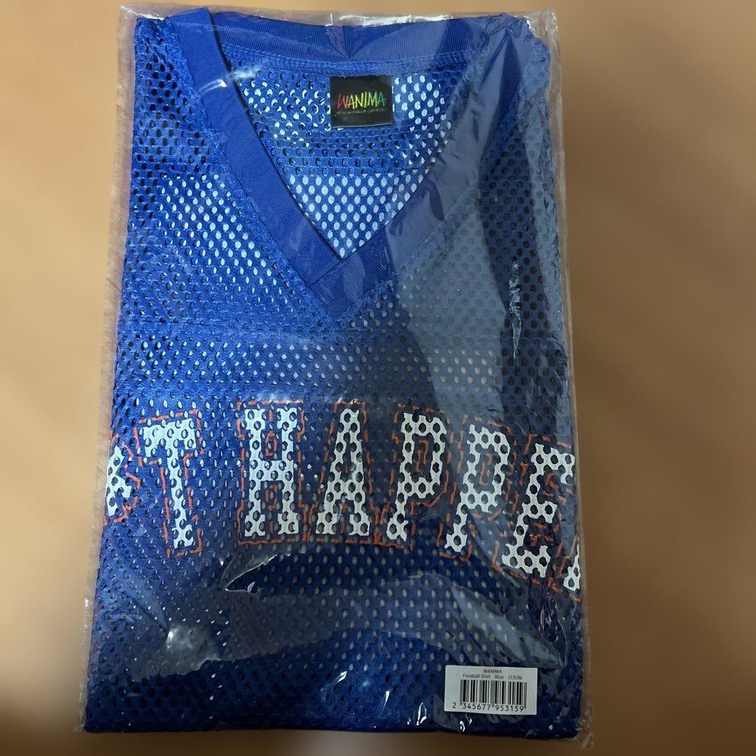 WANIMA Football Shirt 青 S/M - メルカリ
