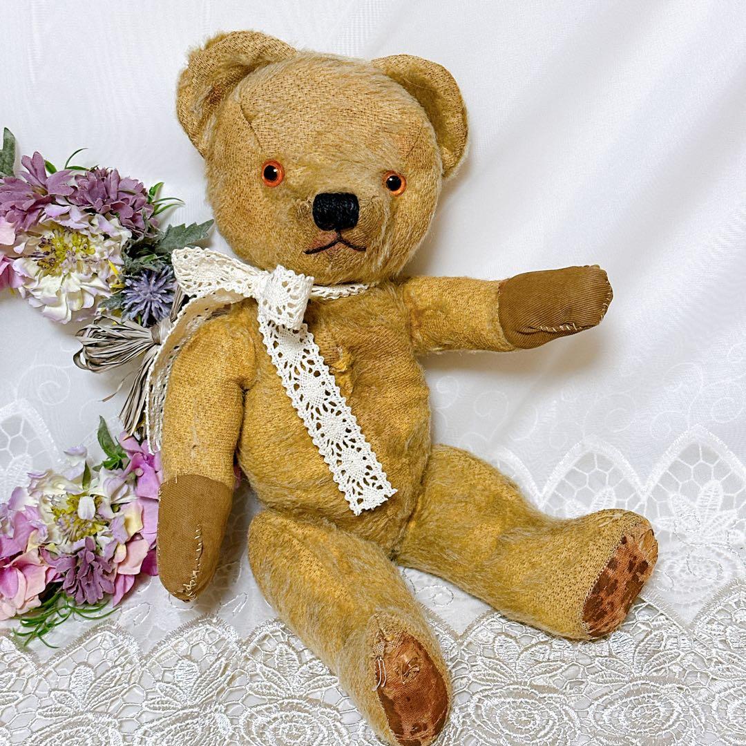 ❤️1950年代❤️愛されすぎたチャドバレーベア アンティークベア