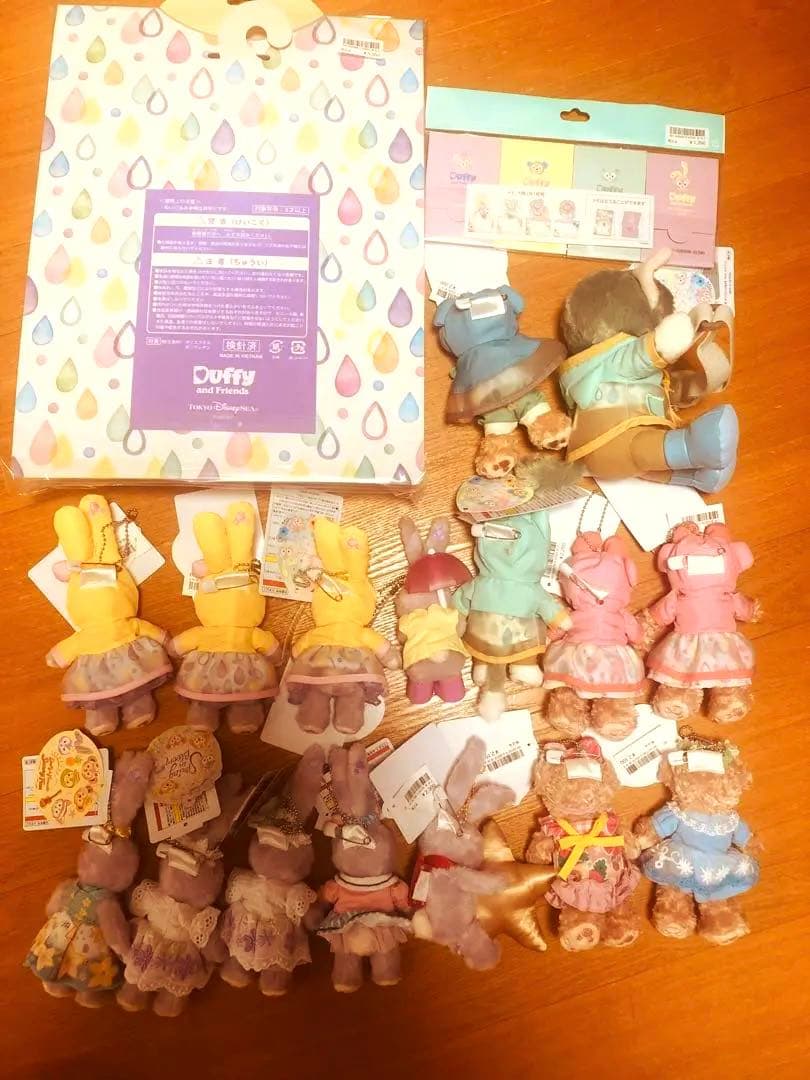 ステラルー、シェリーメイ、ジェラトーニ、ダッフィーセット