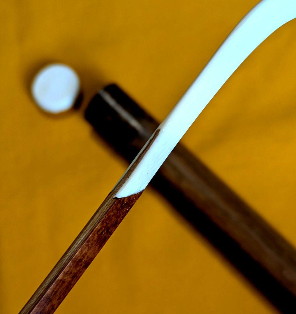 閉店売り尽し】本煤竹挟継茶杓 定寸利休型