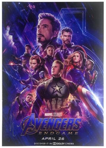 直筆サイン入り写真 アベンジャーズ4 マイティソー ケヴィンファイギSA