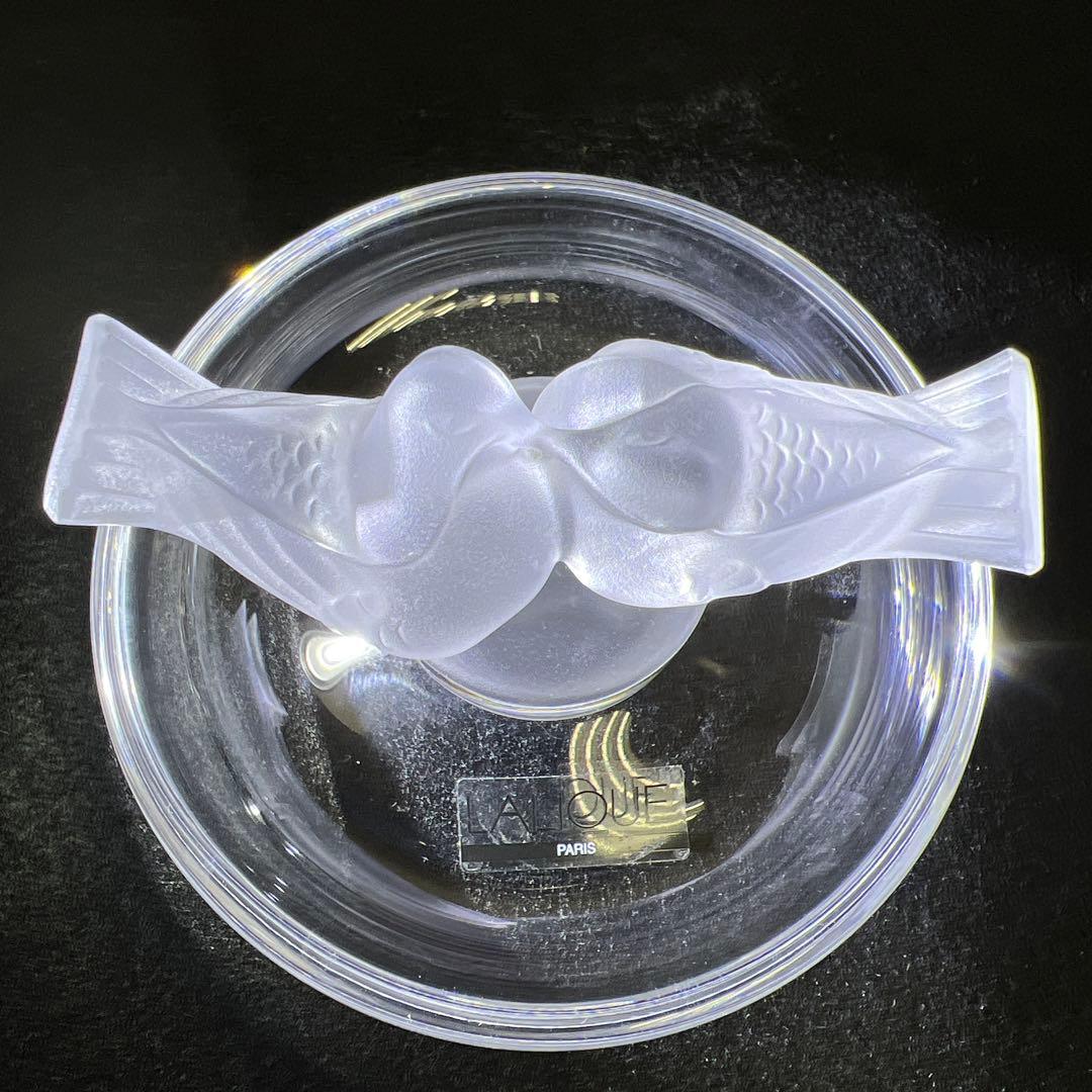 ラリック リングトレー 横幅約9.5㎝ 東Y7-1128☆1F