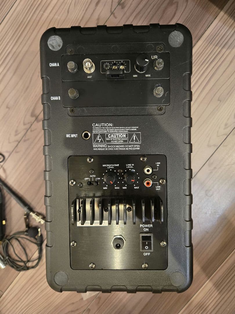 【AZDEN】アズデンダイナミックワイヤレスマイクロフォンスピーカーシステム