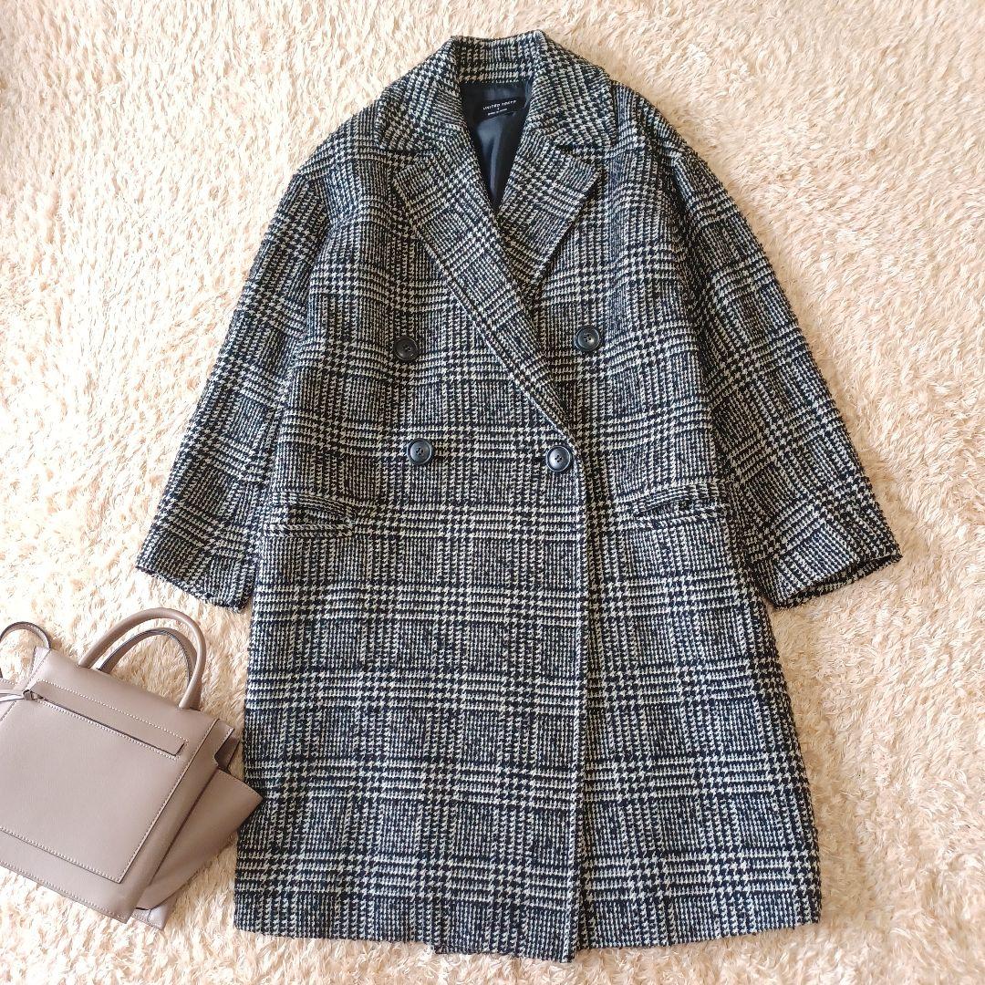 ユナイテッドトウキョウ　チェックコート　チェスターコート　ツイード ユナイテッドトウキョウ チェックコート チェスターコート ツイード