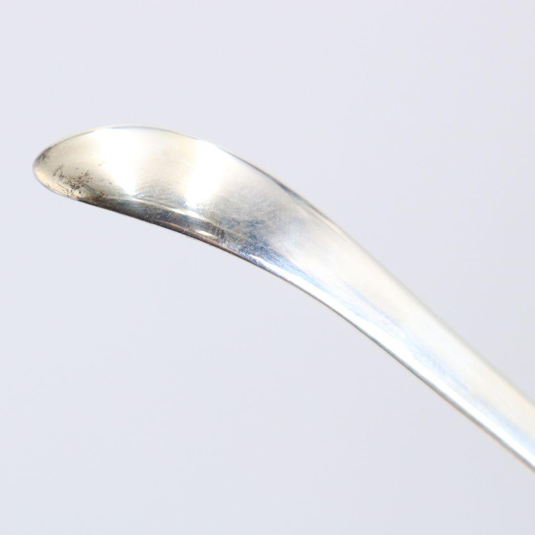 銀製茶杓 刻印有り 約15g 茶道具 V859 N6