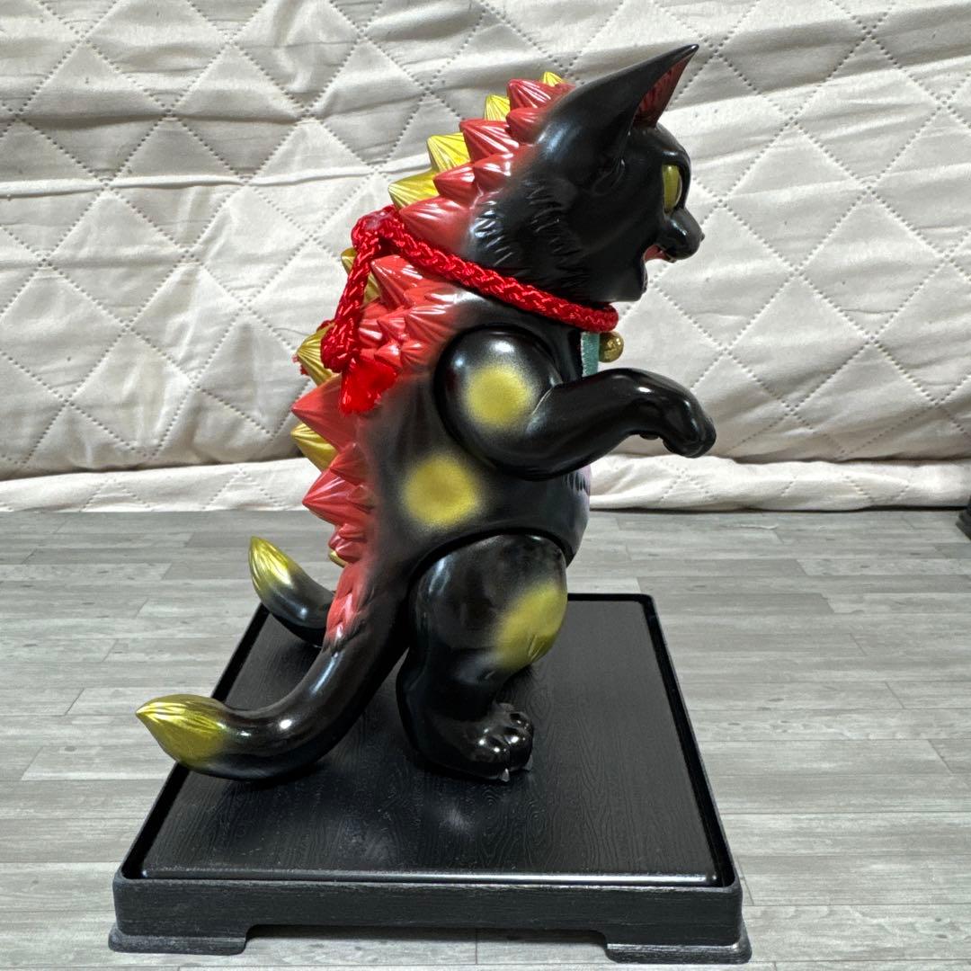 小夏屋　大王ネゴラ　黒招き猫　ソフビ