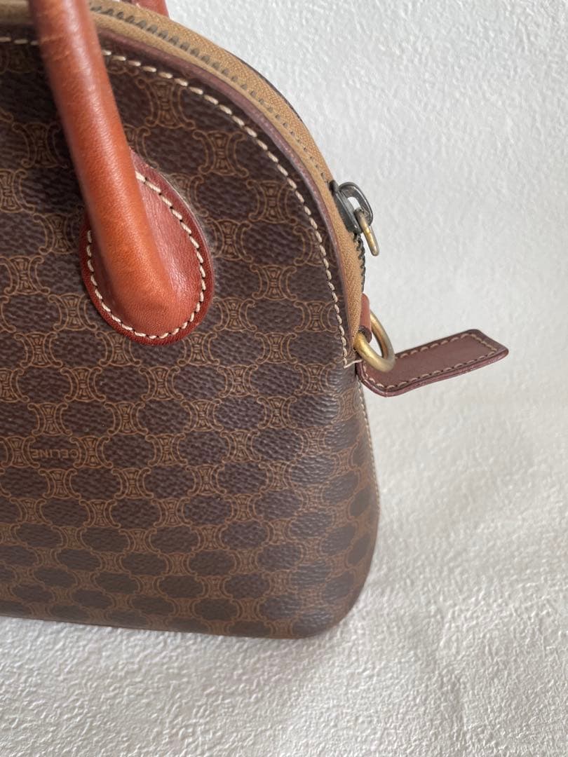 CELINE セリーヌ マカダム柄 ハンドバッグ ヴィンテージ　ジャンク