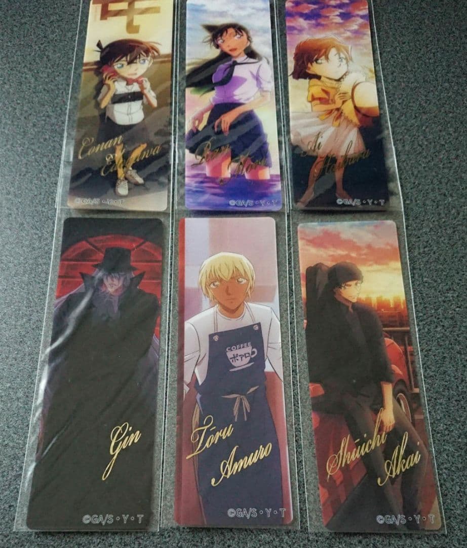 名探偵コナン トムス 黄昏 購入特典 箔押しクリアしおり コンプリート