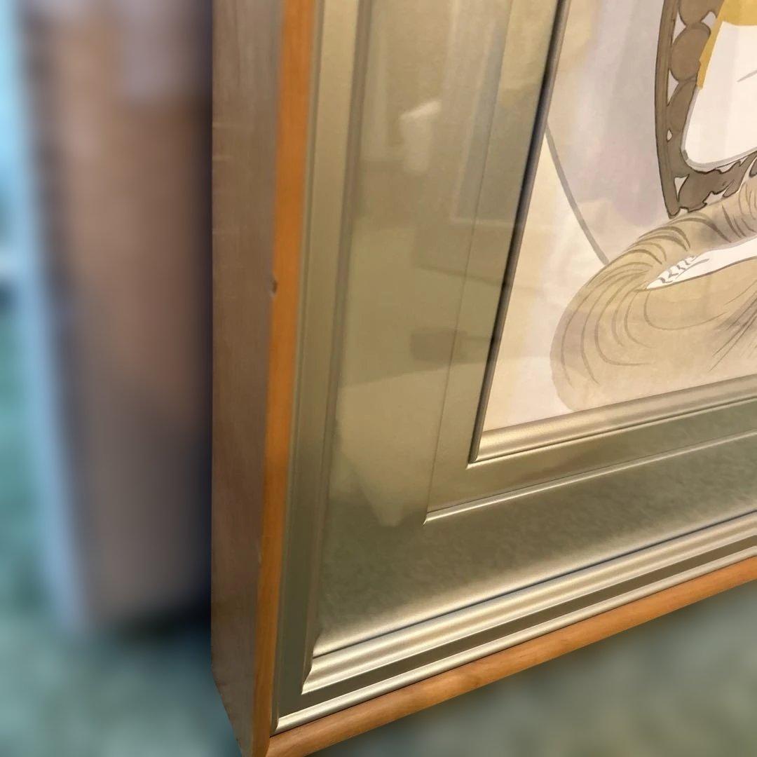 正規品）小倉遊亀『夏草』木版画絵画アダチ版画（検索）平山郁夫千住博