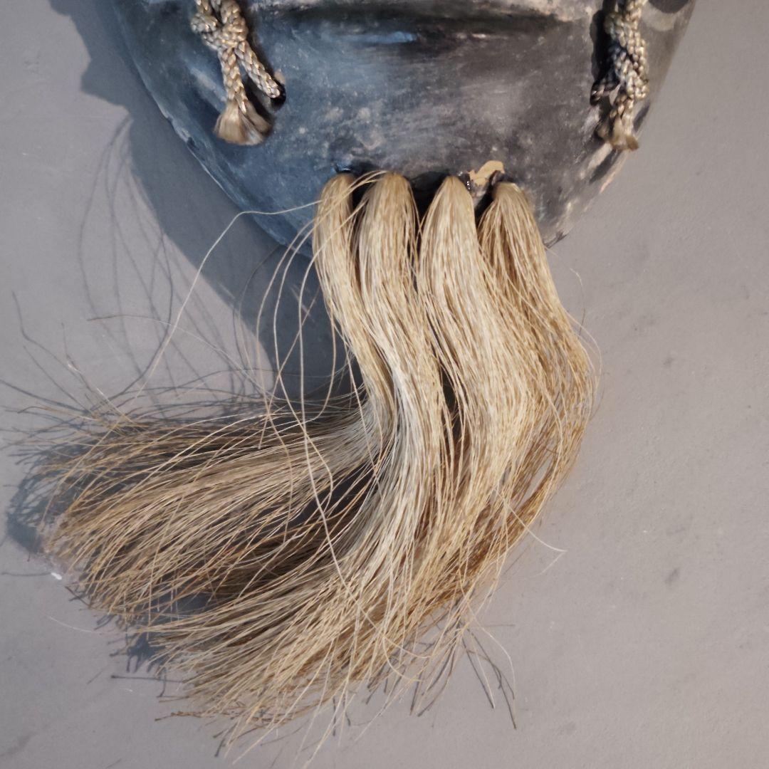 京都紙屋川面 端啓 お面 翁面相 てすき和紙製 古美術 伝統