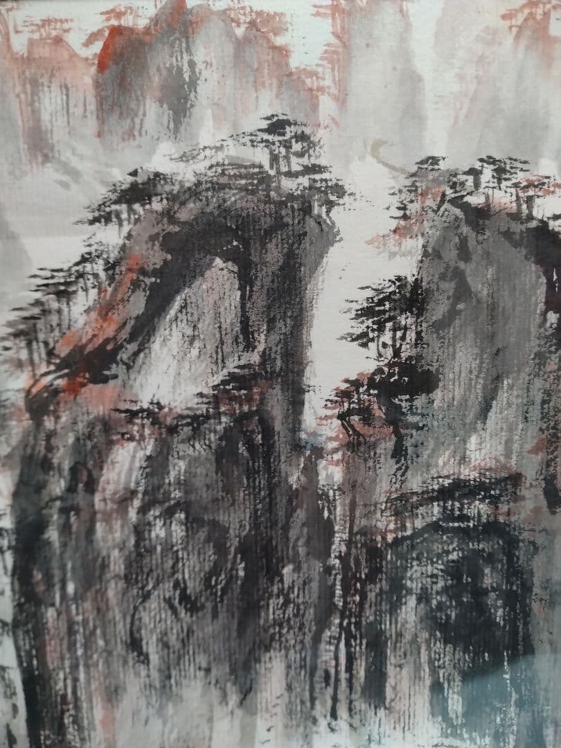 水墨画　絵　絵画