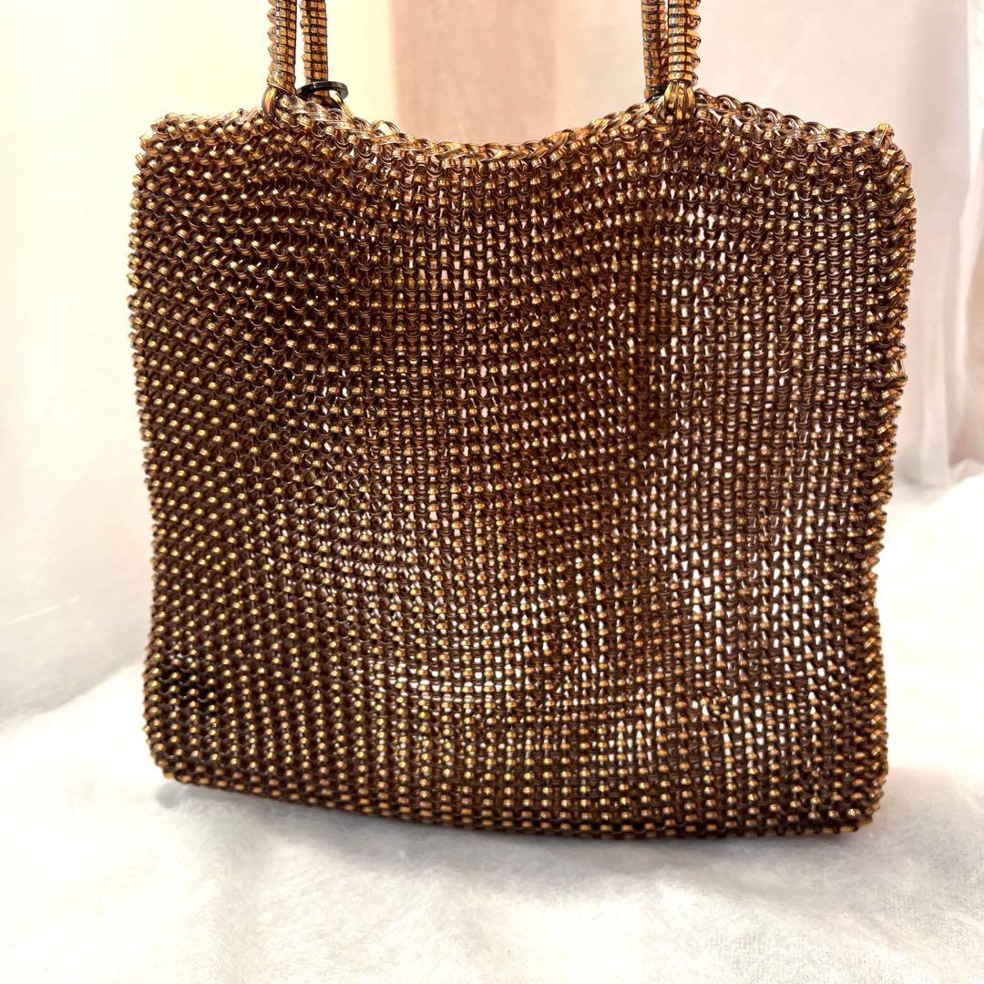 IBIZAイビザ ナイロン×レザー手提げバッグ 薔薇モチーフ ☆AOYAMA