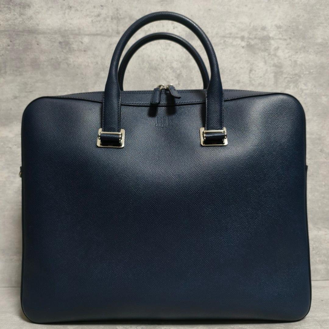 【極美品】dunhill ダンヒル カドガン ブリーフケース ネイビー