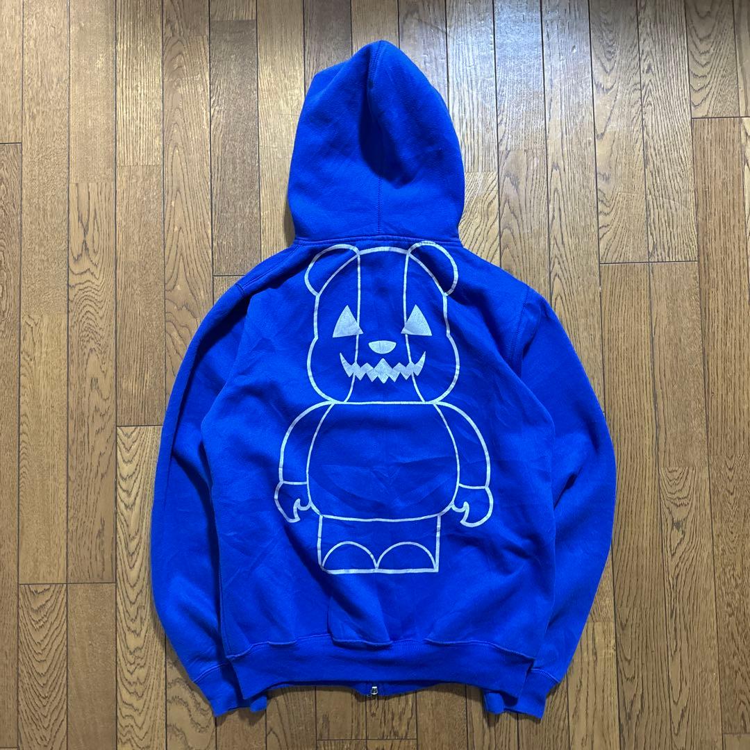 希少 レア ベビーマイロ ベアブリック コラボ APE ジップパーカー