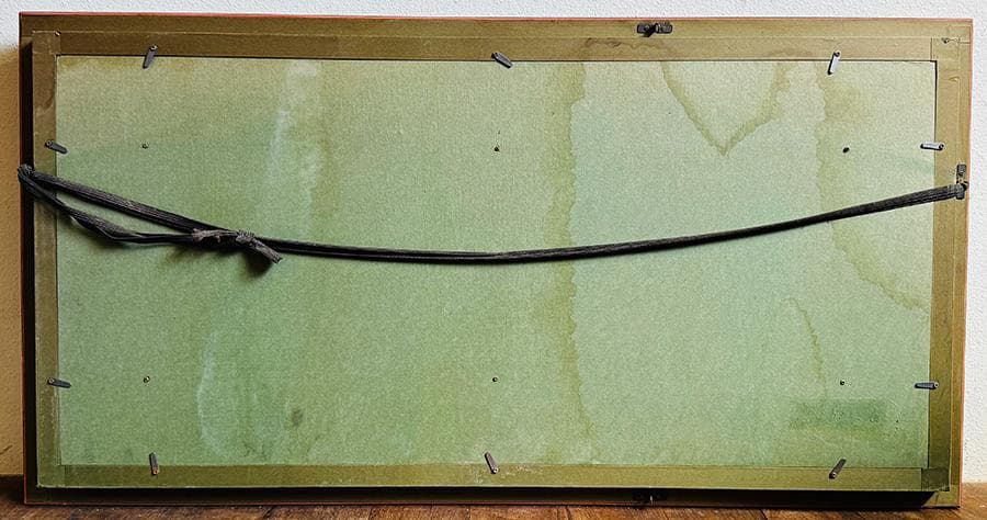 2001年 藤井武 油彩 F22号 縦24cm 横66cm 世界に1枚の