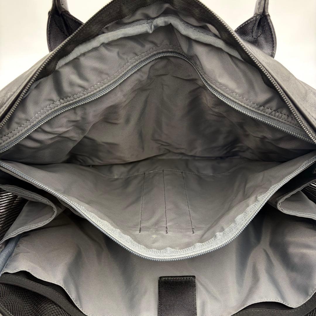 ポーター タイムブラック 2way ブリーフケース ショルダーバッグ 黒 レザー