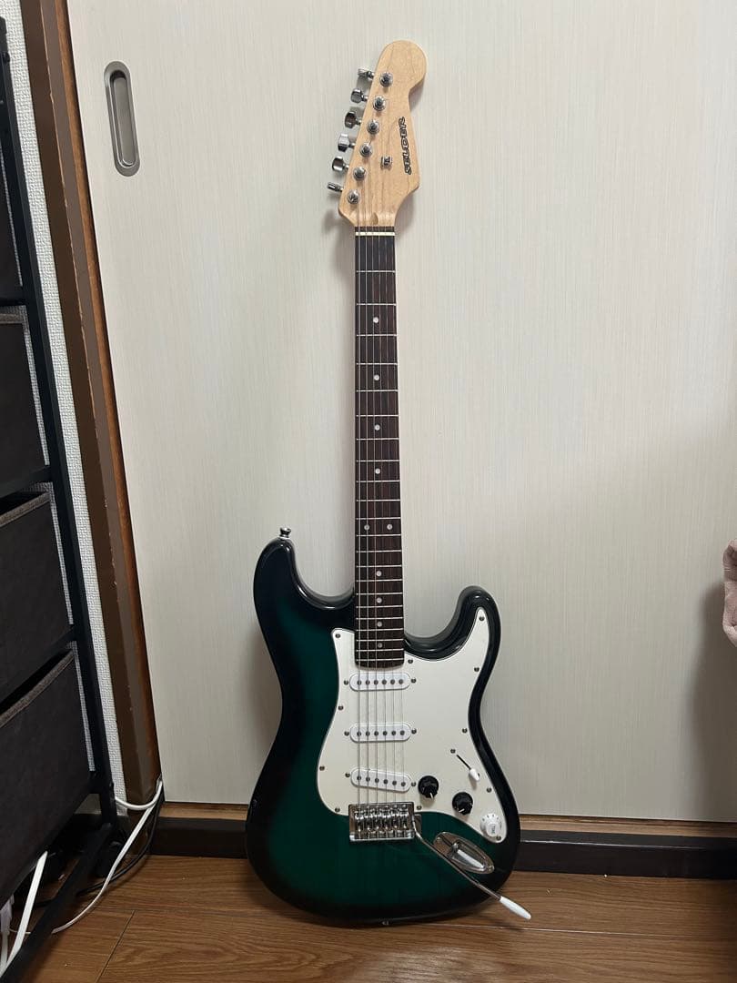 SELDER エレキギター ストラトタイプ グラデーショングリーン - メルカリ