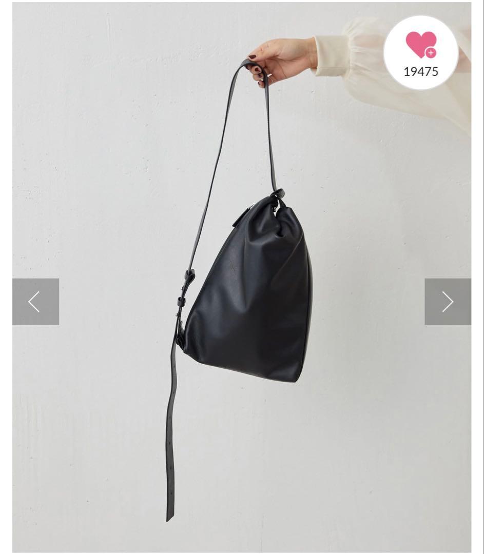 【美品】　ear PAPILLONNER 2WAYレザーショルダーバッグ