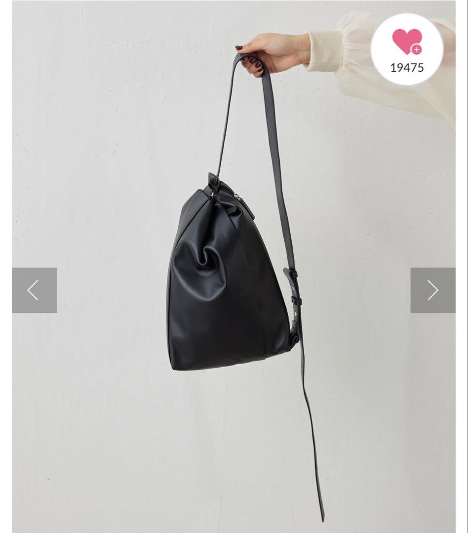 【美品】　ear PAPILLONNER 2WAYレザーショルダーバッグ