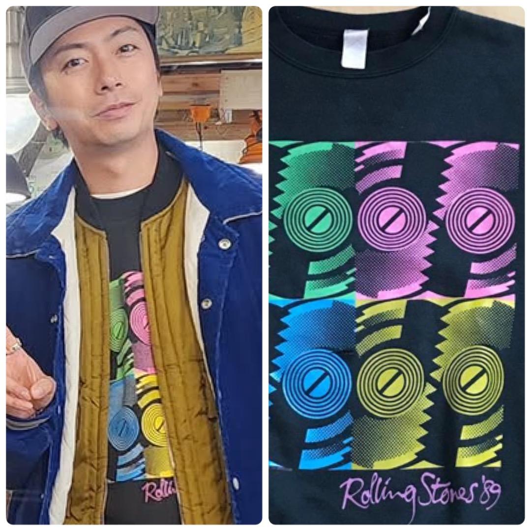 激レア スウェット 89年製 ローリングストーンズ rolling stones