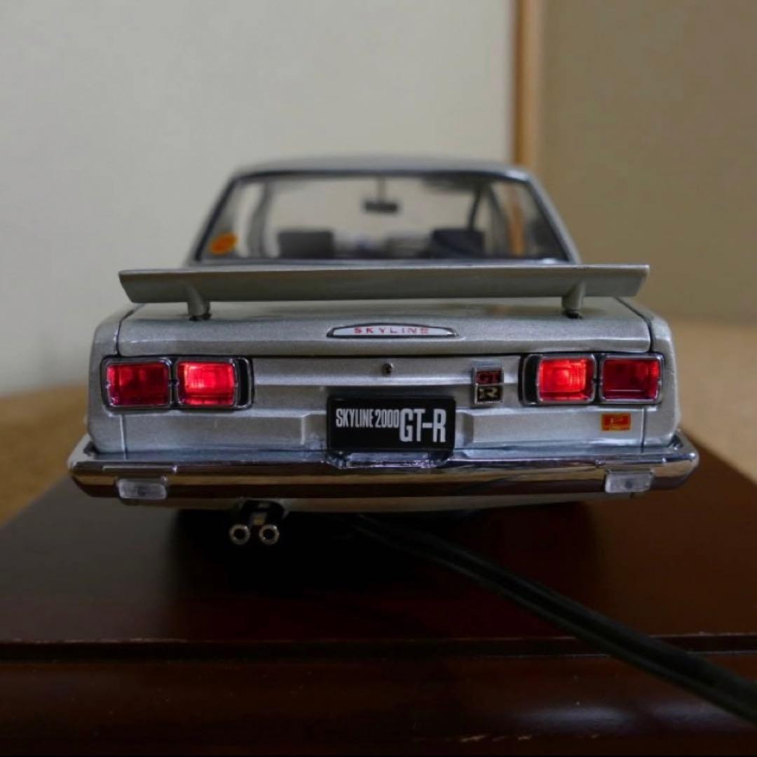 絶版京商1/18スカイライン2000GT-R KPGC10 (ライト点灯モデル) - メルカリ