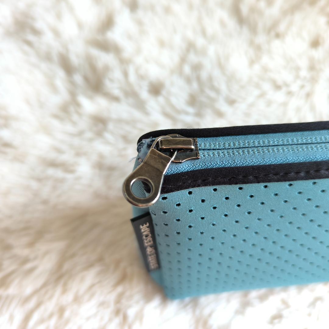 STATE OF ESCAPE ハンドバッグ 2WAY ポーチ付き ブルー