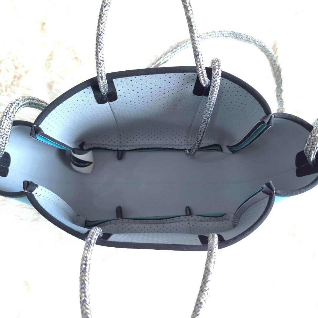 STATE OF ESCAPE ハンドバッグ 2WAY ポーチ付き ブルー