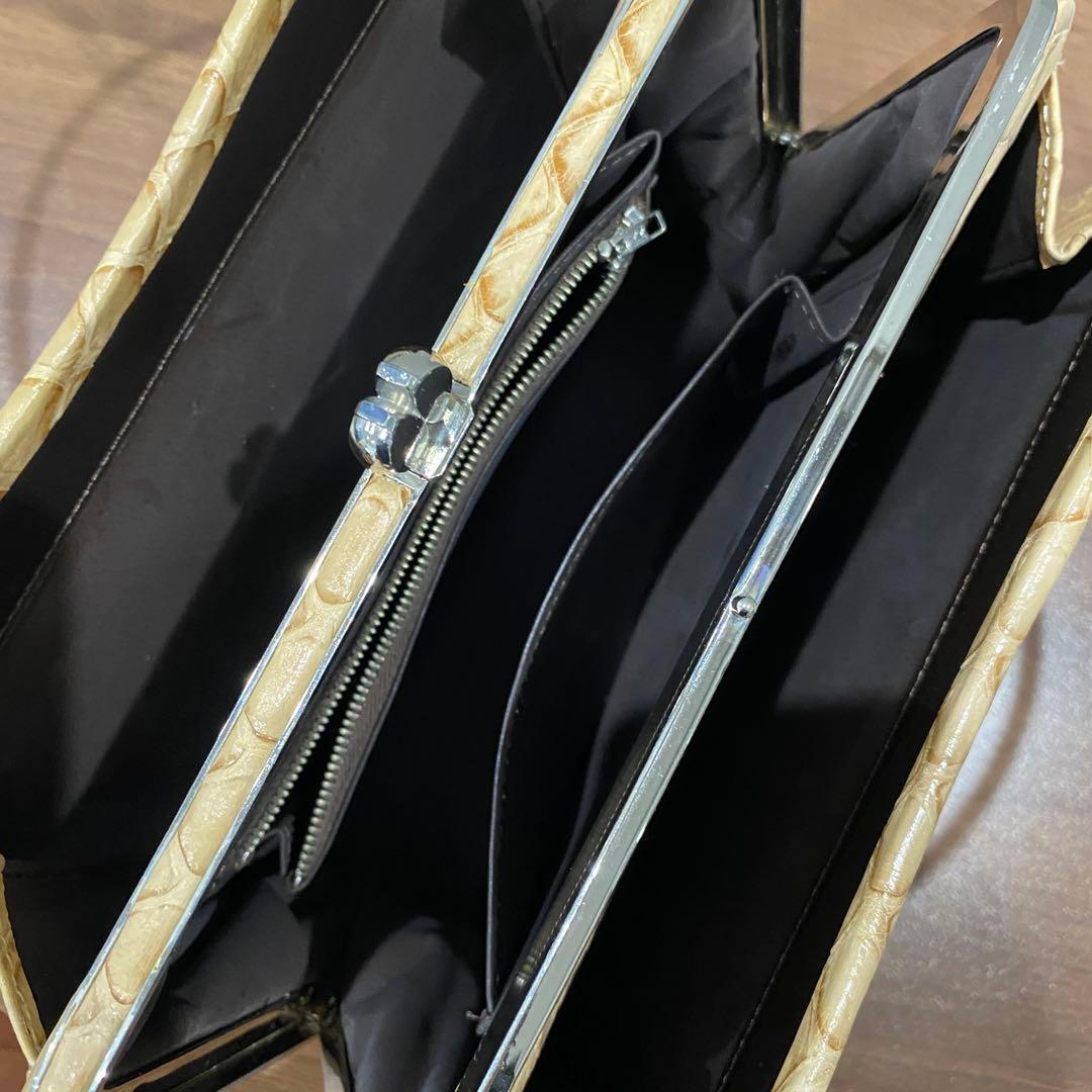 和装用バッグ クリーム色