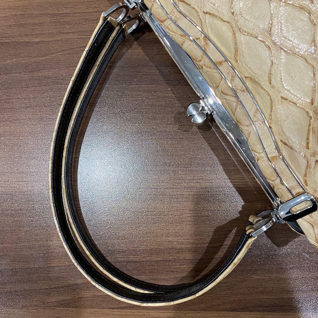 和装用バッグ クリーム色