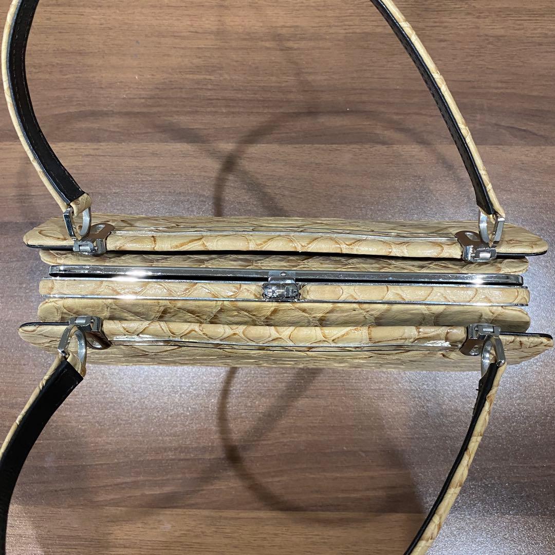 和装用バッグ クリーム色