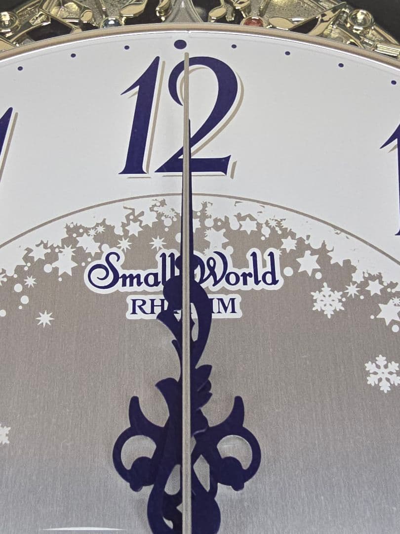 リズム 掛け時計 電波 からくり スモールワールド 4MN537RH