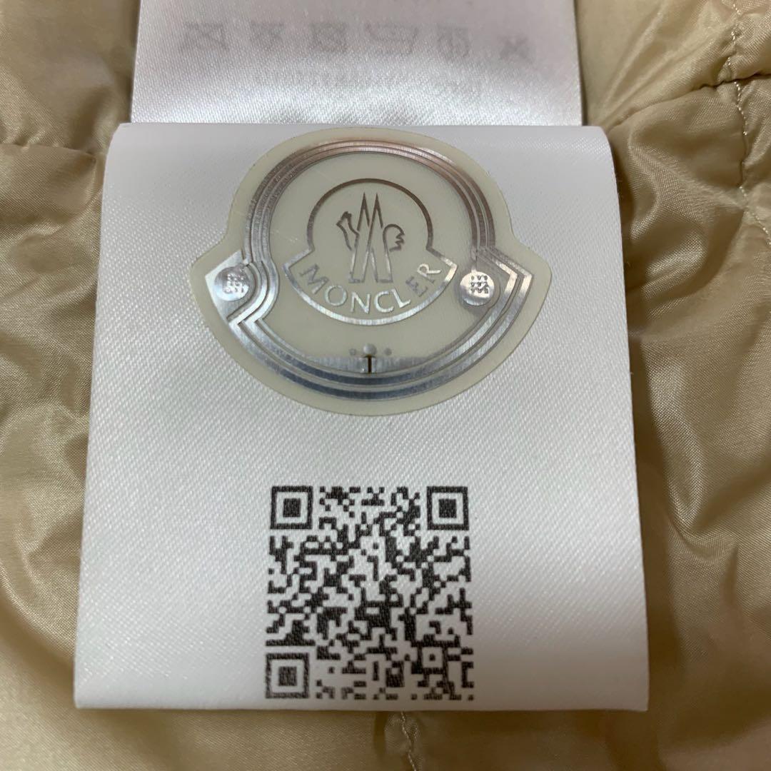 希少　モンクレール　DELLY ライトベージュ　牛革　ダウンジャケット5D121