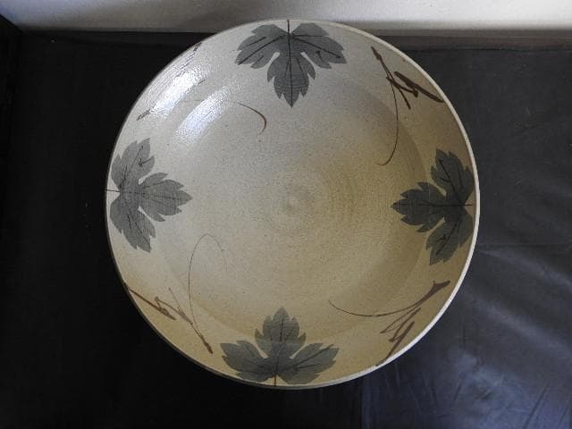 小山路窯 江口勝美 和紙染 盛器 共箱 MA499