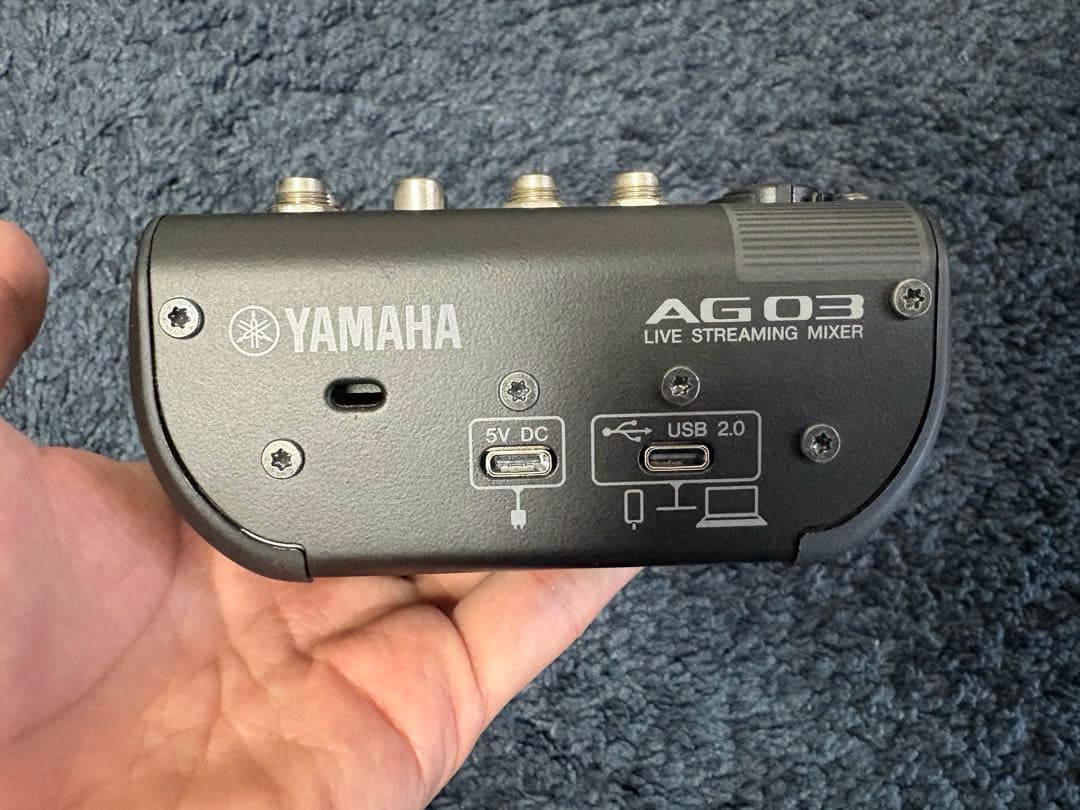 配信セット YAMAHA AG03 mk2 marantzマイク スタンドほか