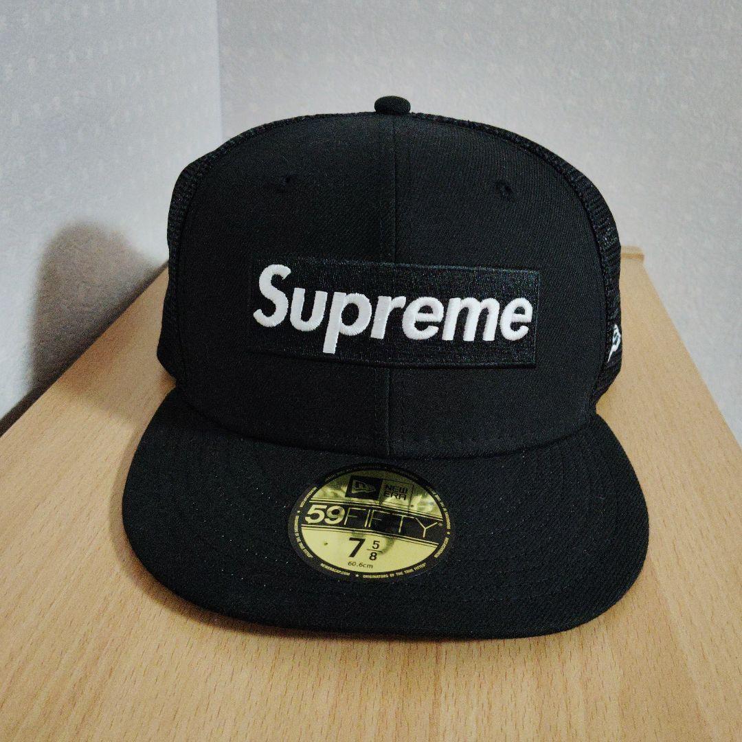 Supreme 59FIFTY ブラックキャップ 7 5/8 - メルカリ