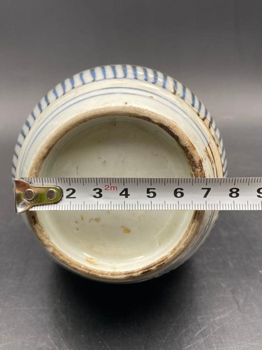 古伊万里 蛸唐草 27cm 鶴首 徳利 花入 一輪挿し 御神酒徳利