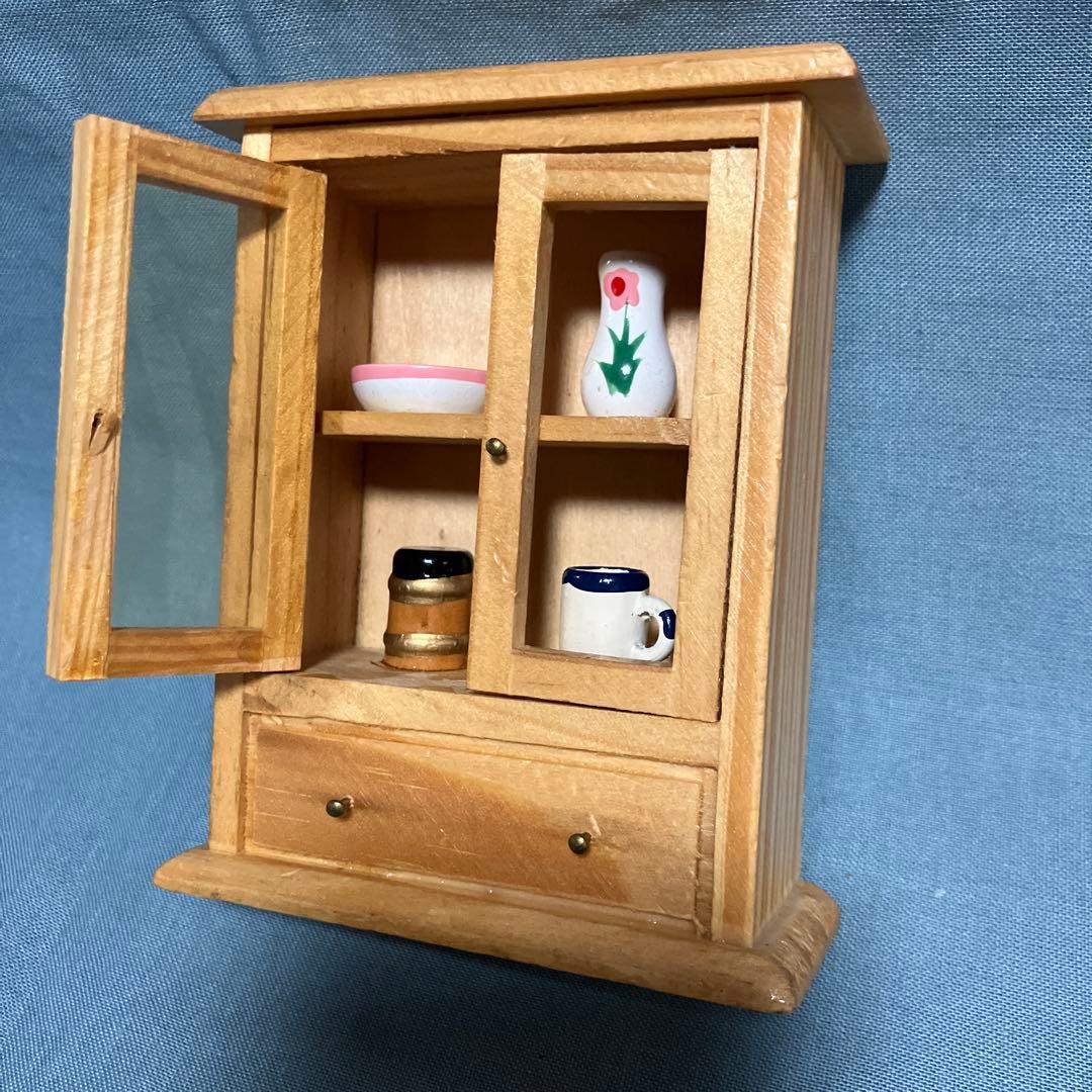 セキグチ❤️木製家具5点セット クマの人形付き家具・ビンテージ