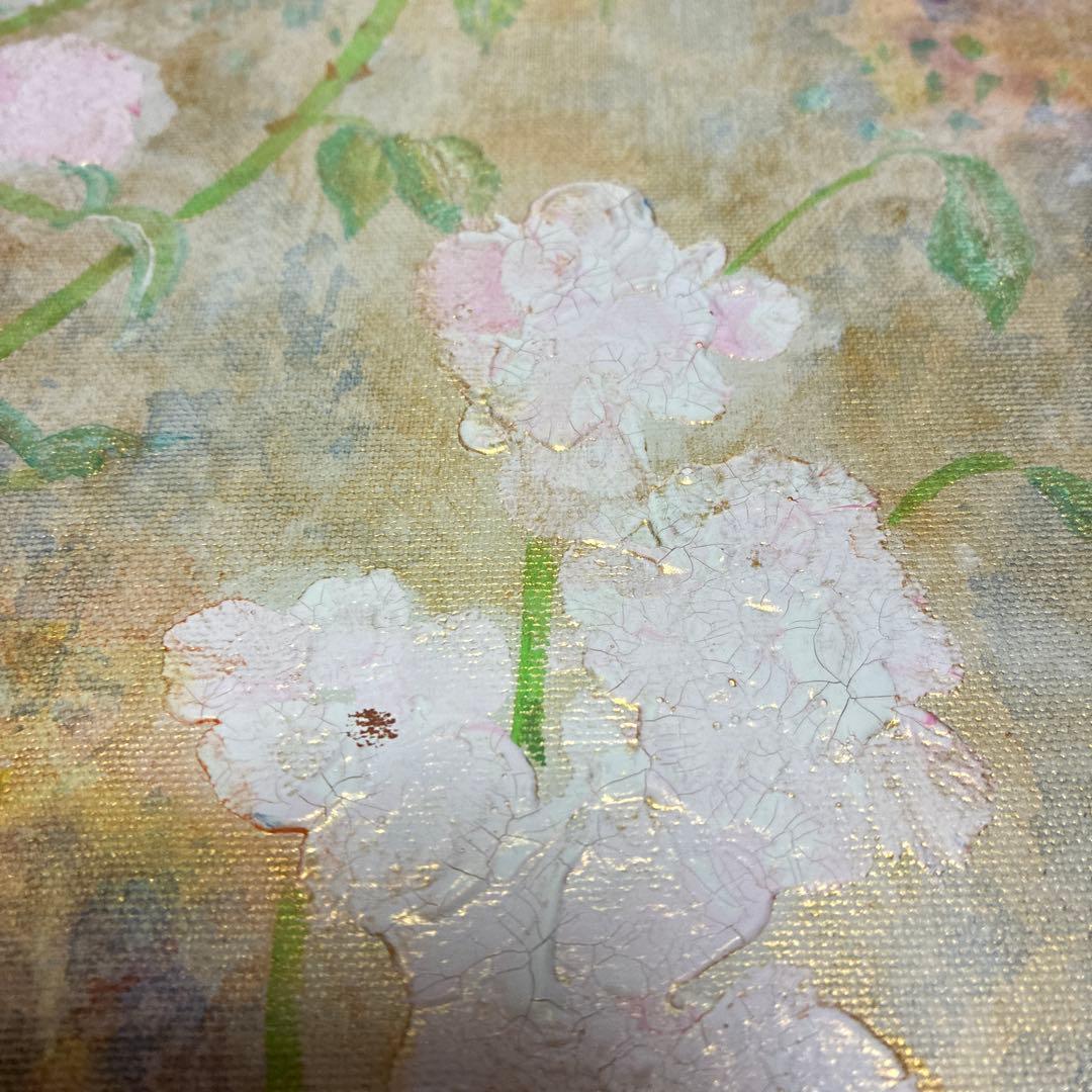 真昼のクイーン エリザベスローズ\花の油絵 キャンバスアート \真昼の