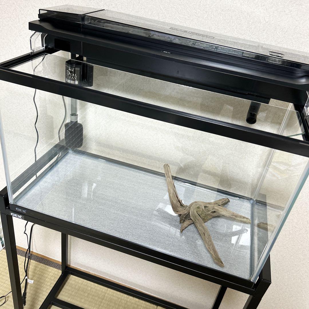 大阪 近畿 直接取引 引き取り限定】美品 GEX 60cm水槽 水槽台セット
