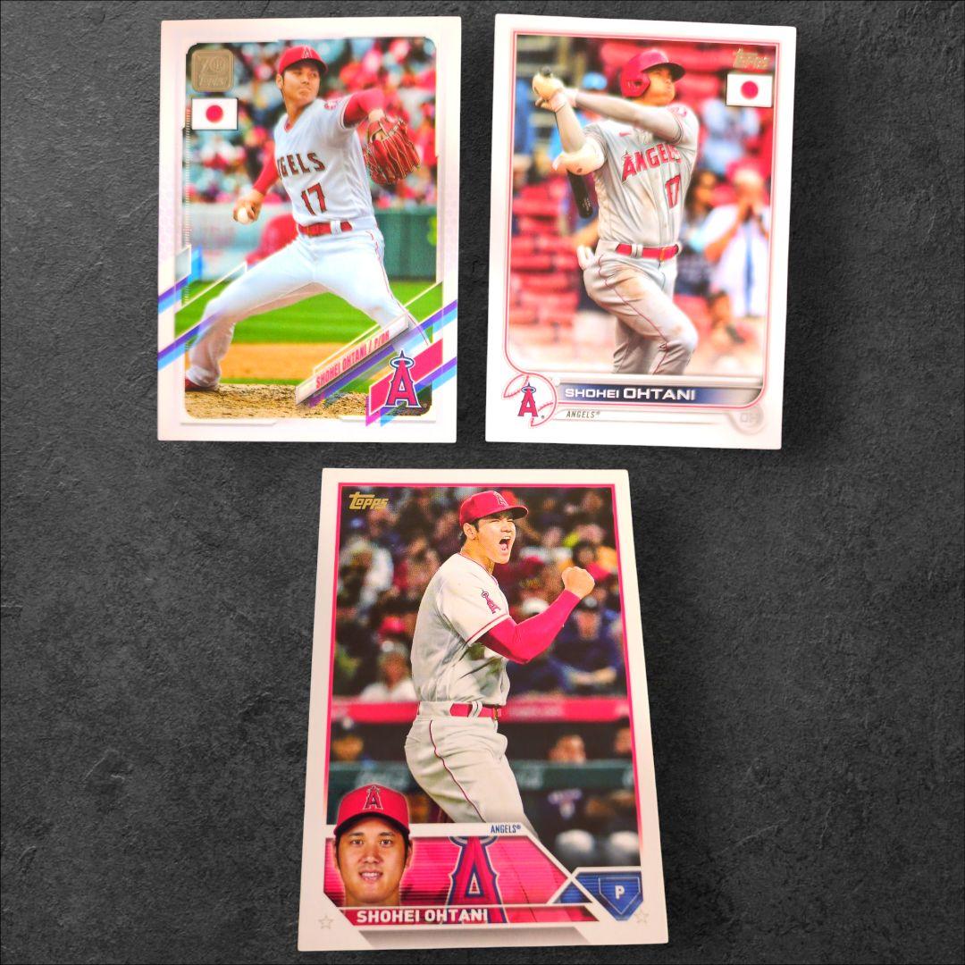 3枚セット】大谷翔平 エンゼルス Topps トレーディングカード 日本版